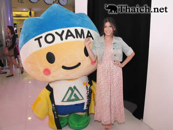 富山PRイベントに、女優フォーカスさんが参加