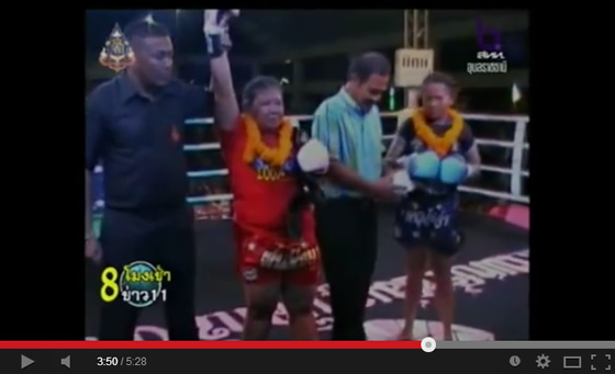 妻と愛人がキックボクシング対決【TVウォッチング】