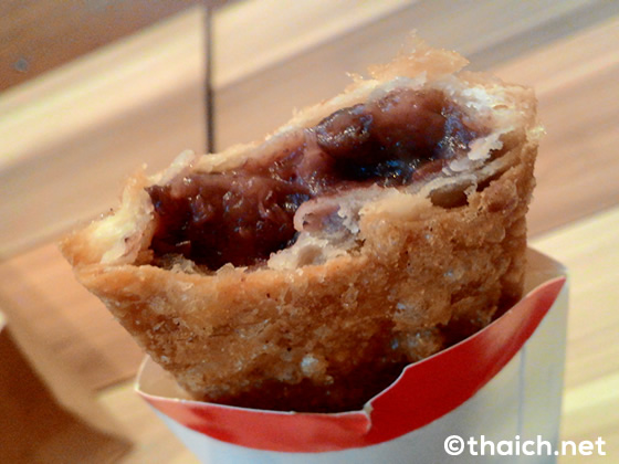 タイのバーガーキングの小豆パイが思ったとおり旨い！