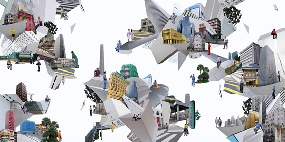 阿波和紙のぼり展示会「Nobori Thaijin」がバンコク・アーリーのレストランSaltで2014年9月6日～26日開催