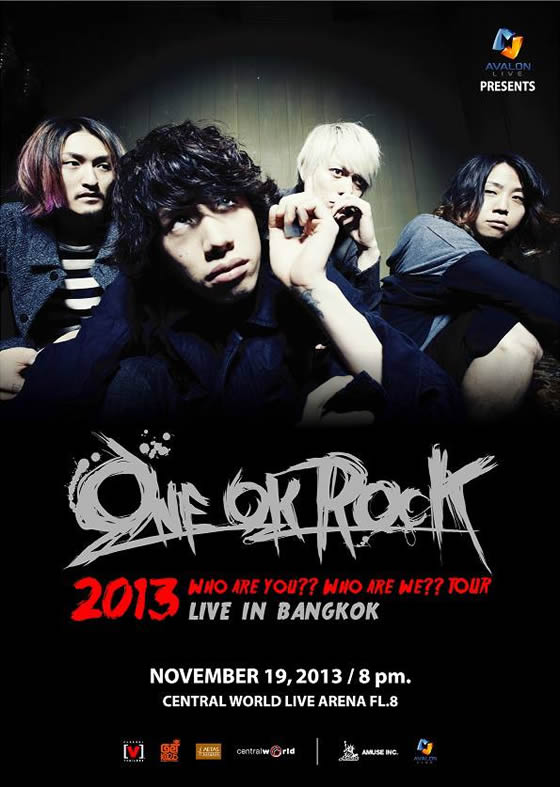 ONE OK ROCK 2013 Who are you?? Who are we?? TOUR LIVE IN BANGKOK