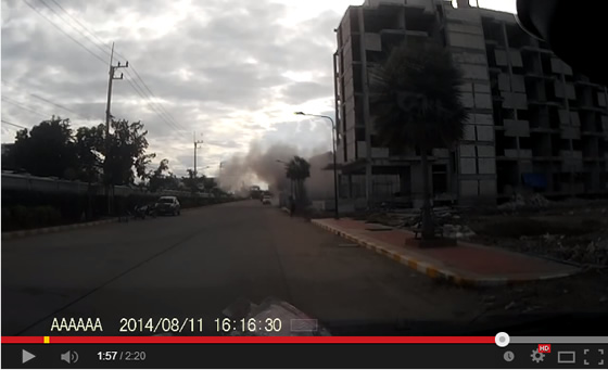 バンコク近郊で建設中のビルが崩壊した瞬間の動画が拡散