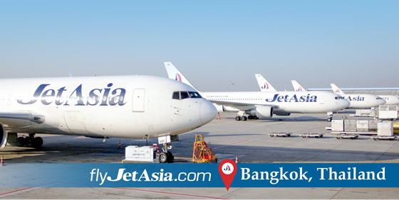 ジェットアジアエアウェイズのバンコク・スワンナプーム－成田定期便が2014年10月2日より就航開始