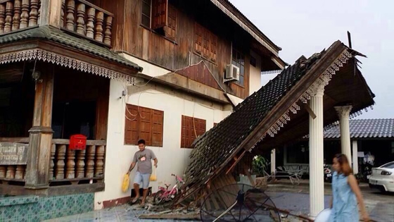 タイ・チェンライでマグニチュード６の地震！ネットには続々と被害状況の画像がアップ！