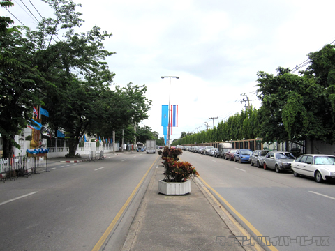 バンクワン刑務所がある通り