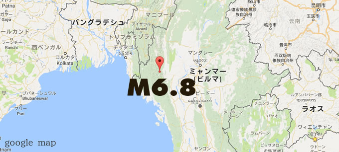 myanmar M6.8