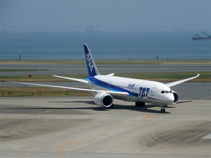 全日空 東京(成田・羽田) = バンコク線にボーイング787-9型機を導入