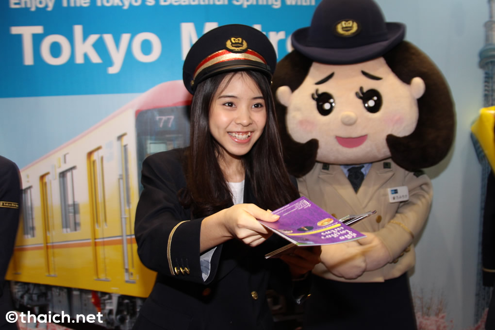 BNK48が東京メトロのPR！「タイ国際旅行フェア#20」