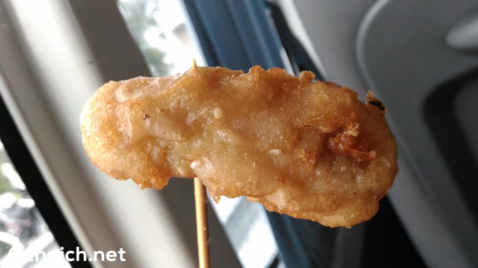 熱々ホクホクの「バナナフライ」