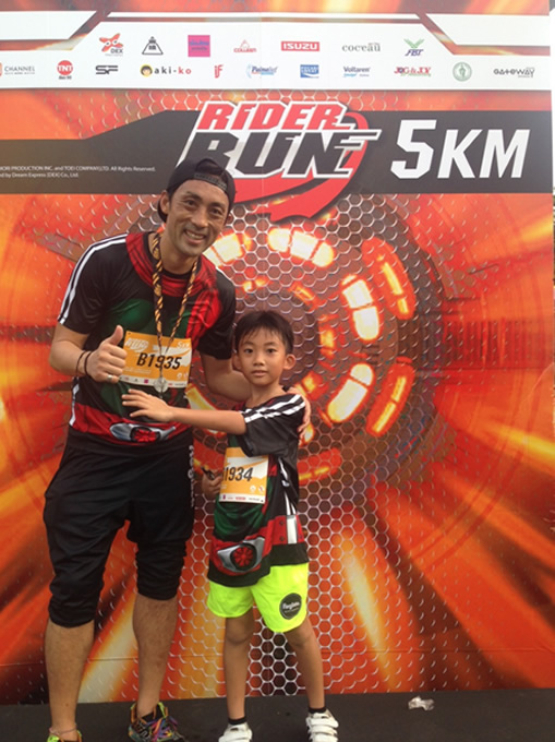 Rider Run Thailandに参加した！！－5㎞マラソンに息子と共に－