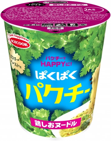 ぱくぱくパクチー　鶏しおヌードル