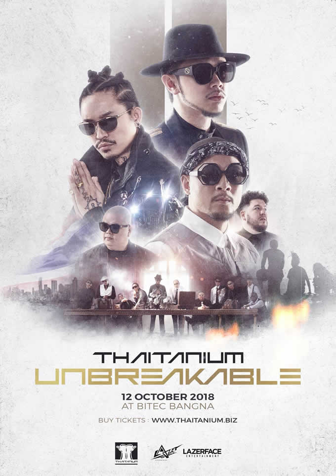タイ・ヒップホップ界のパイオニア”タイタニウム”コンサート「THAITANIUM UNBREAKABLE CONCERT」開催