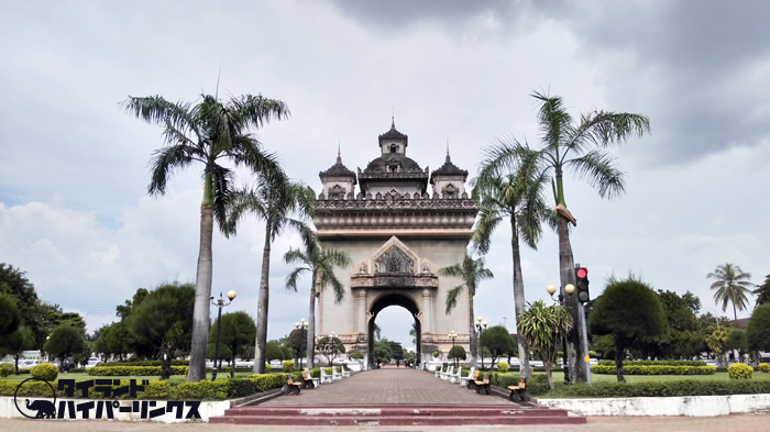 タイの隣国ラオスの首都ビエンチャン