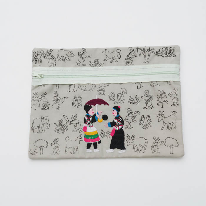 ラオスのモン族ポーチ ラオスのモン族ポーチ