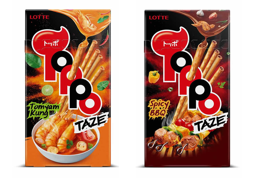 タイ限定「TOPPO TAZE」が正式発売開始！トムヤムクン味とスパイシーBBQ味