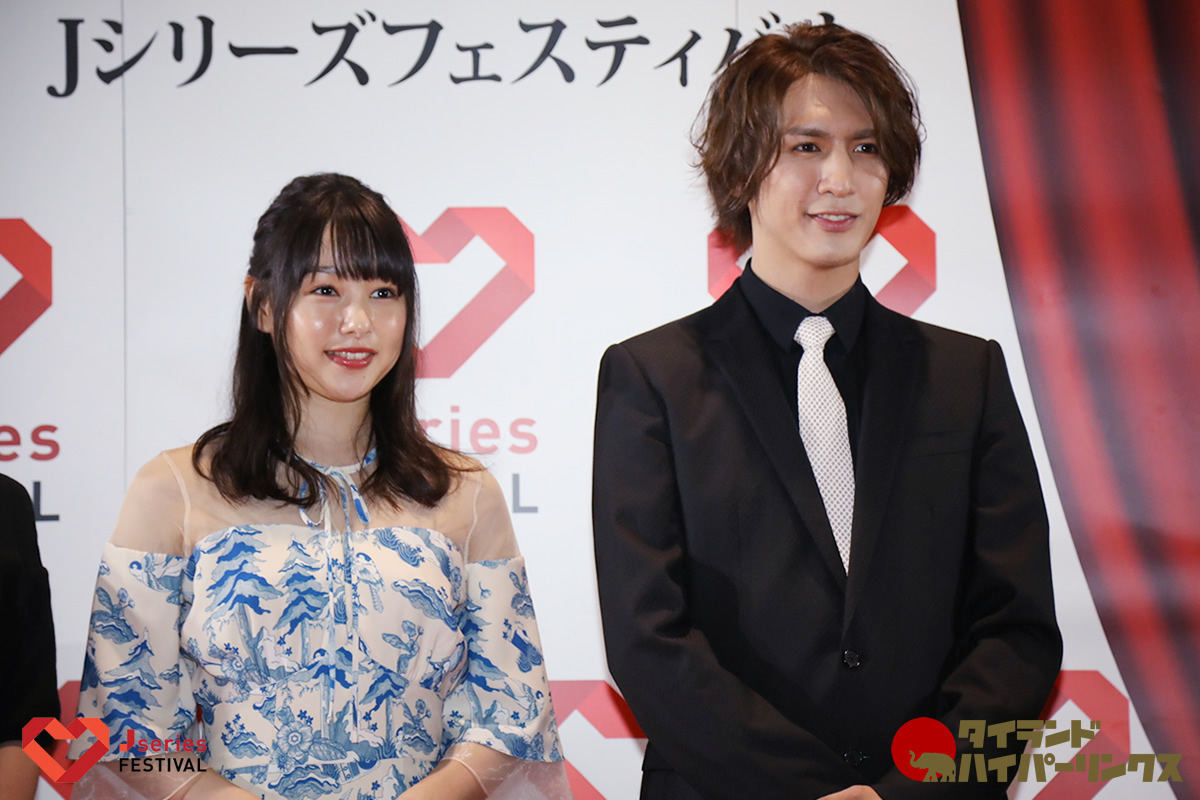 藤井流星（ジャニーズWEST）と桜井日奈子、タイ・バンコクで日本のドラマをPR