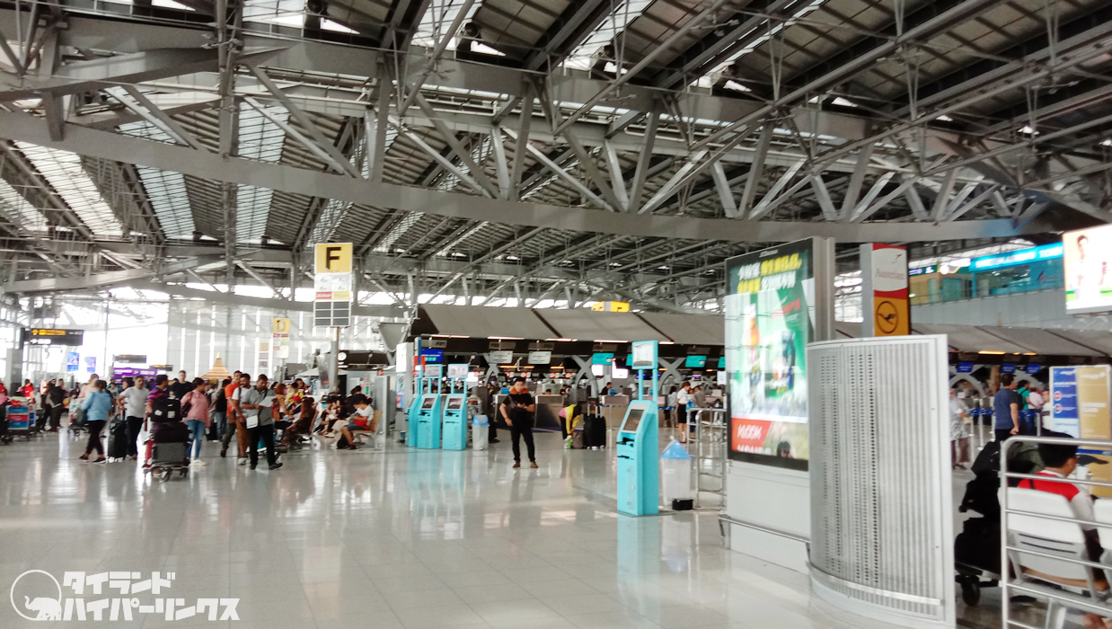 スワンナプーム空港 国内線の手荷物検査の場所を変更へ、出発ロビー混雑解消のため