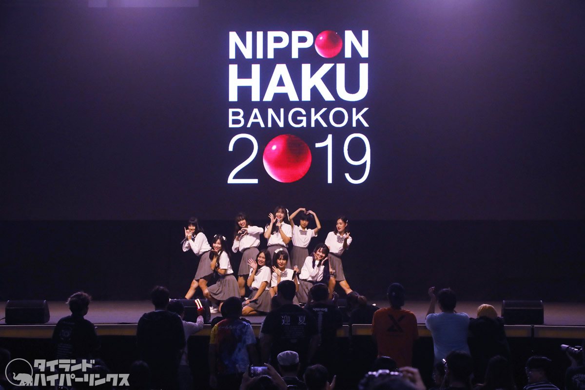 Secret12が「バンコク日本博2019」最終日のメインステージに登場