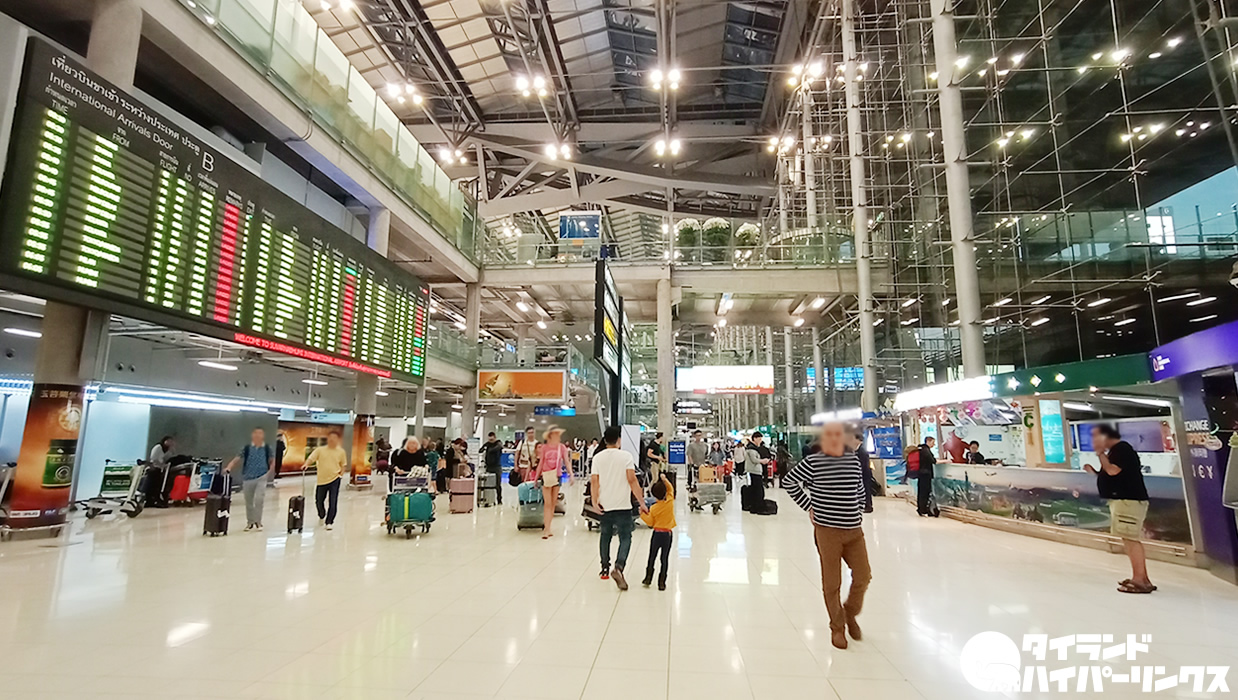 タイ開国初日、約6,600人の外国人旅行者が7つの空港から入国