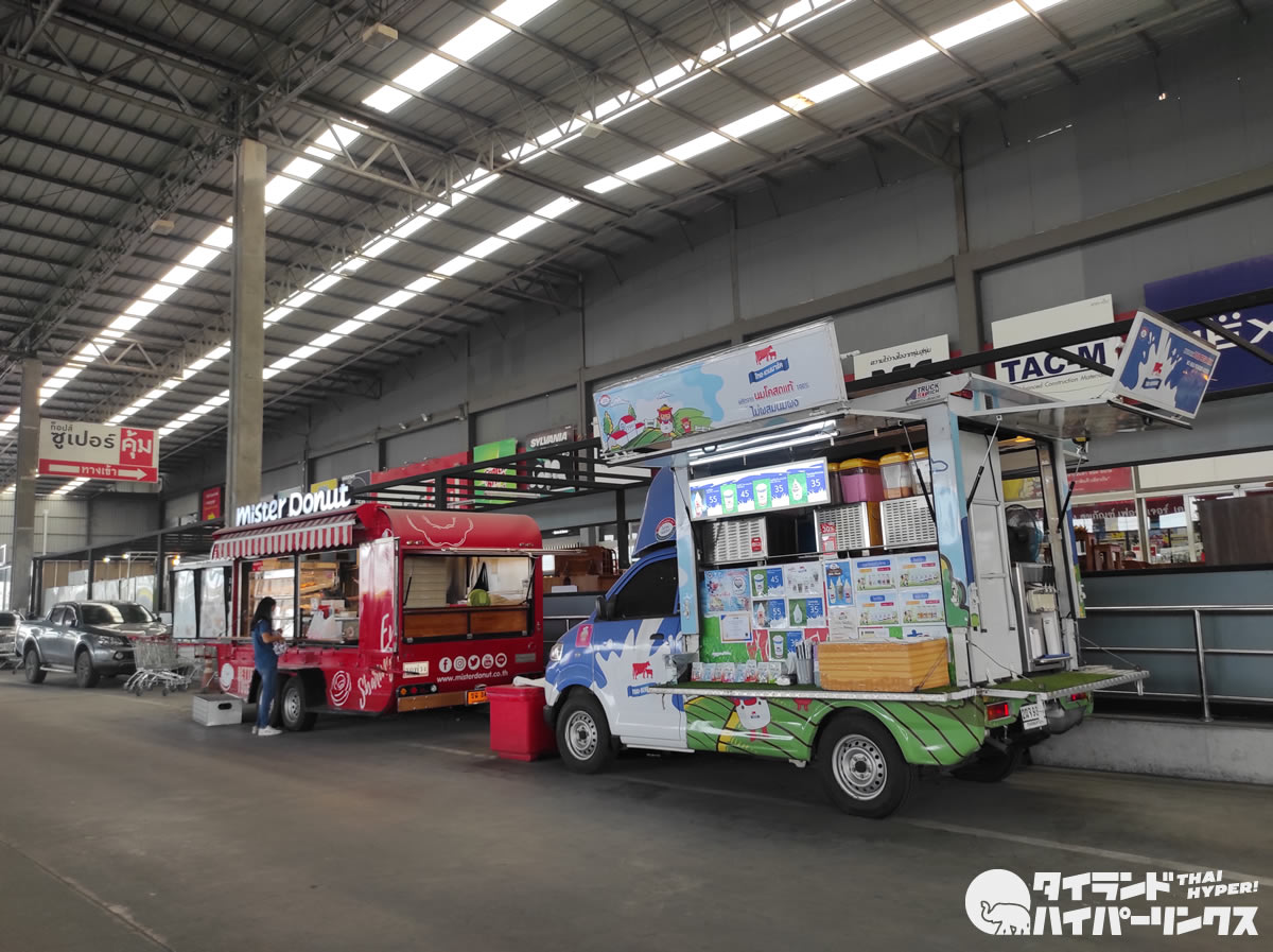 タイ－デンマークとミスタードーナツのフードトラック@タイワサドゥー・ナワミン店