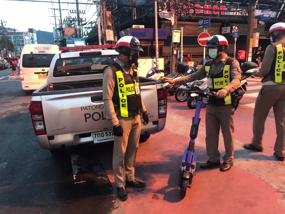 タイ警察が電動キックボードを押収、車両登録なし