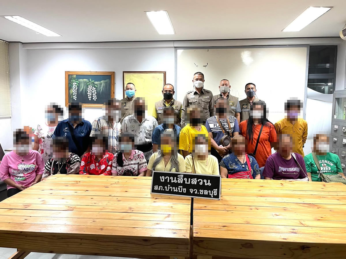 森の賭博場でギャンブラー18人逮捕、タイ警察は15万バーツの賄賂拒否