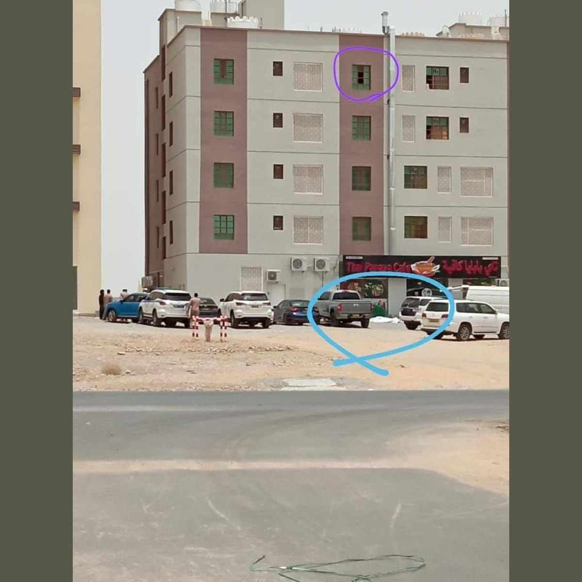 中東オマーンでタイ人女性が転落死、夫が窓の外に投げ捨てる