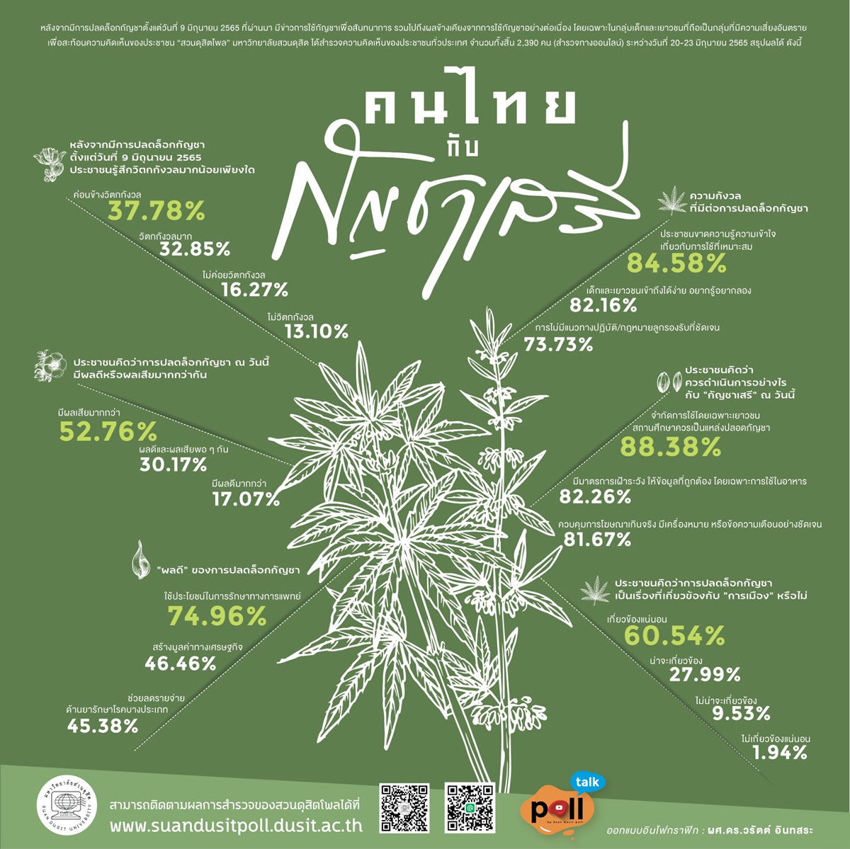 タイの大麻解禁、9割近くが「政治的」