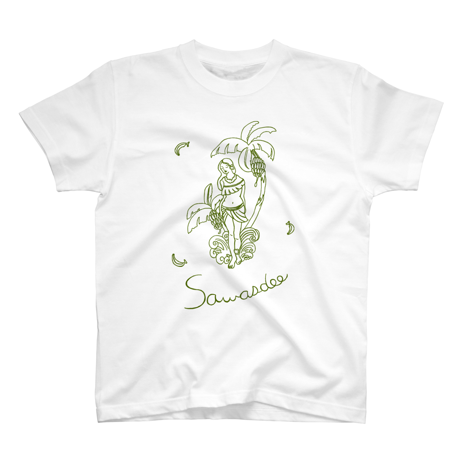 バナナの女妖怪Tシャツ、シンプルになって新発売 バナナの女妖怪Tシャツ、シンプルになって新発売