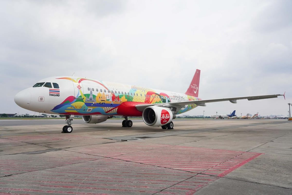 タイ国政府観光庁とタイ・エアアジア、「Amazing New Chapters」の機体装飾を公開