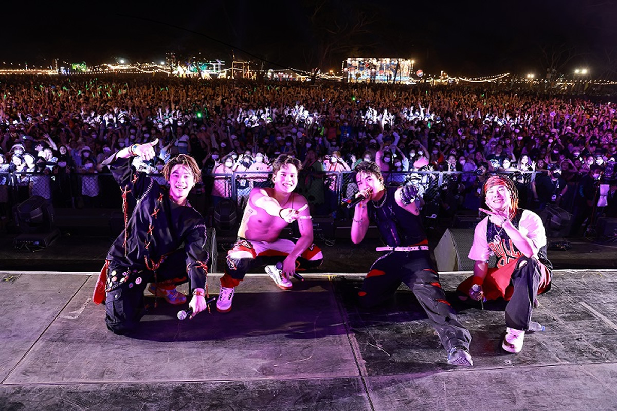 日xタイHipHopグループBaby Mic Candyが東南アジア最大級の音楽フェス『Big Mountain Music Festival』のメインステージで大盛況のパフォーマンスを完遂！数万人の歓声とスマホライトが会場を熱狂的に包み込む