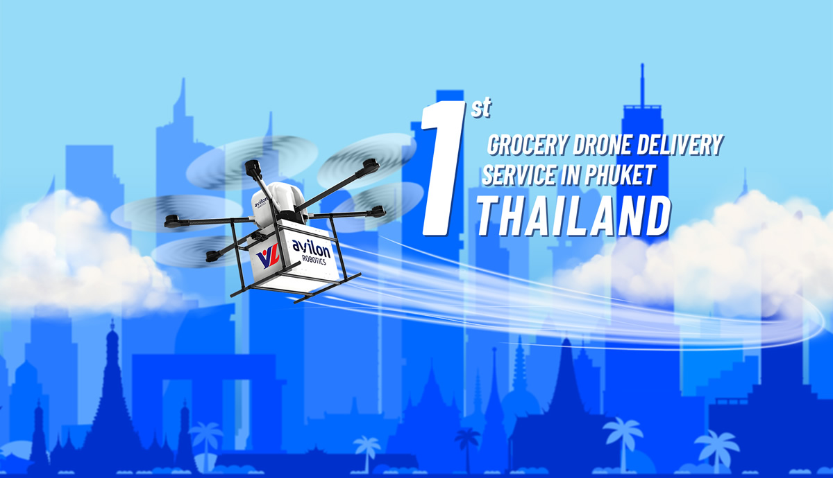 タイ初のドローン配送サービスがスタート