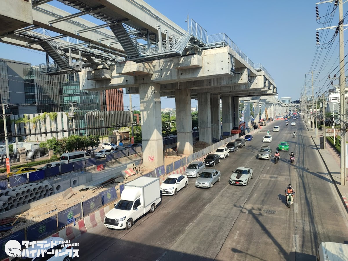 バンコクのモノレール「ピンクライン」完成は2023年7月の予定が2024年8月に延期