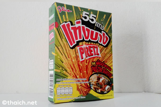 タイ料理の極細プリッツ「パットチャータレー（シーフードのピリ辛炒め）味」がタイで新発売